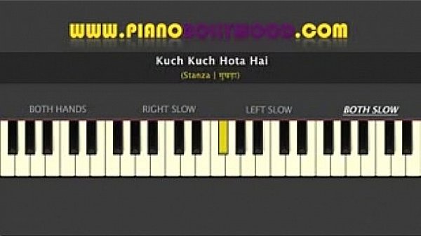 Kuch-Kuch-Hota-Hai-Easy-PIANO-TUTORIAL-Stanza-Both-Hands-Slow -