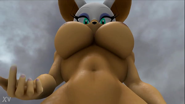 Rouge The Bat shows off her body