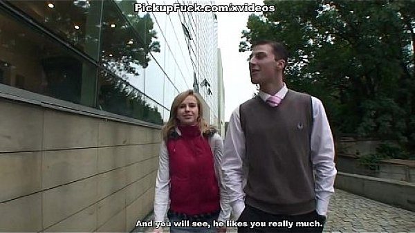 Cute blond sucks cocks like lollipop