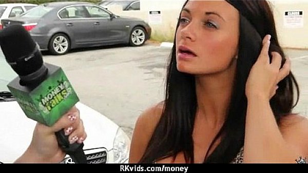 Hottie gets naked and has sex in public for cash 16