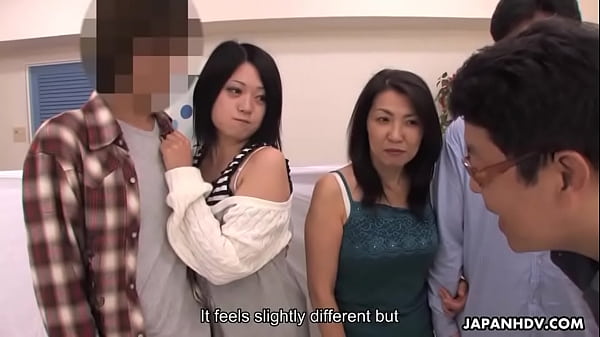 Teen masturbates as the milf blows a pecker