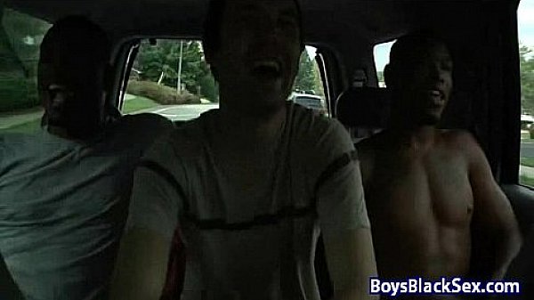 Black Dude Fuck White Tight Ass Bareback Style 05  