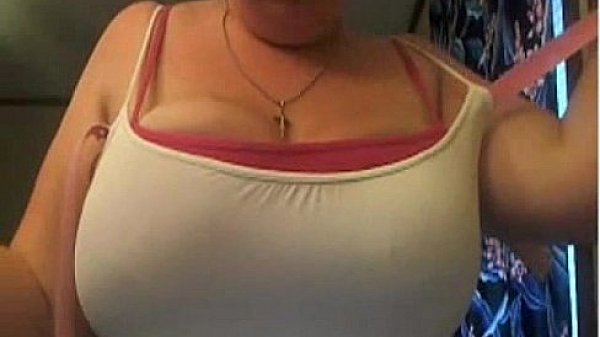 BBW cam girl plays with her huge tits