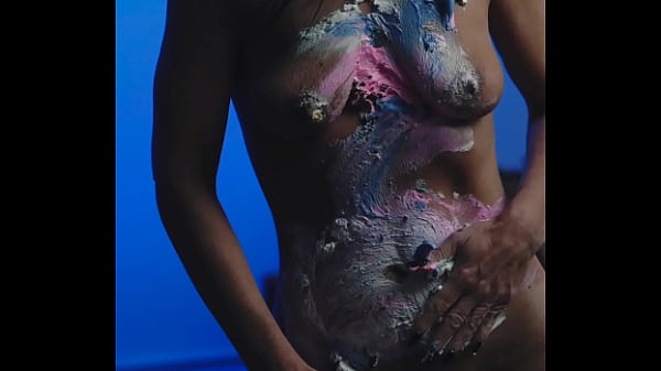 Messy Food Birthday Cake Girl  