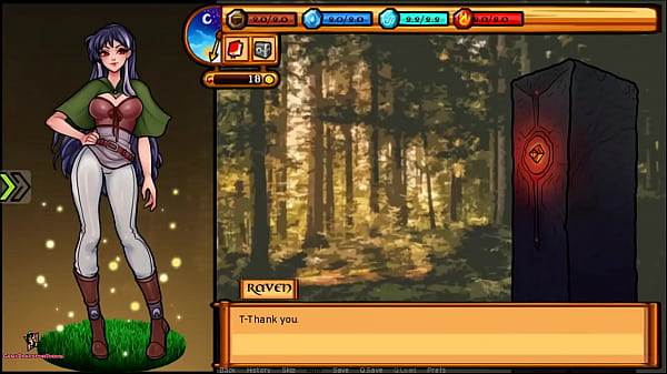 Witch leaves the hut in search for the city.