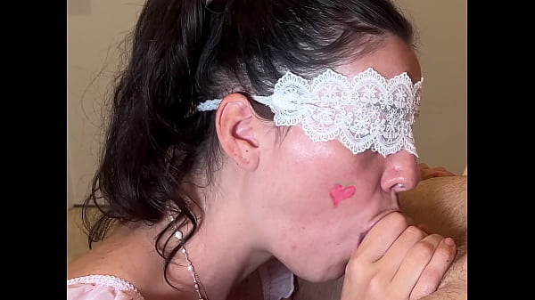 Super Sloppy Blowjob from ME :) Cute Bunny Girl Swallows to Swallow Cum