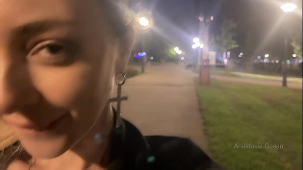 Pick up with stranger in public. Boobs flashing.