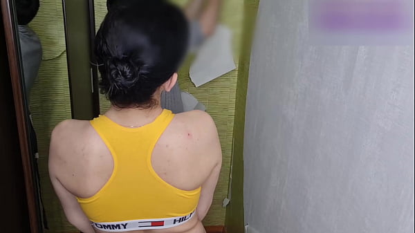 hot wife fucks with unfamiliar worker