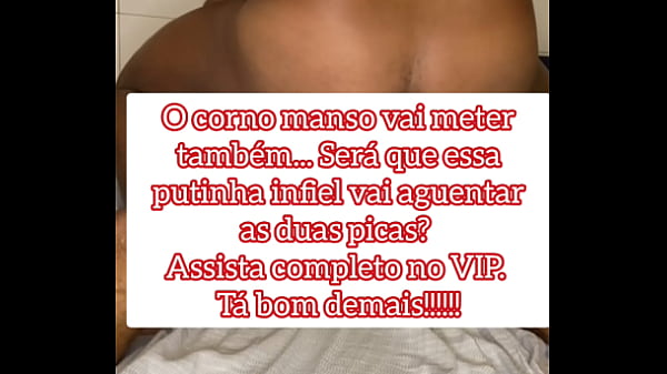 Fiz o Corno Frouxo e manso assistir eu comer e leitar a putinha dele. Contem DP. (Pr&eacute;via) 