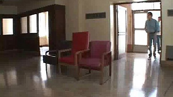 Asian hottie at the sperm bank