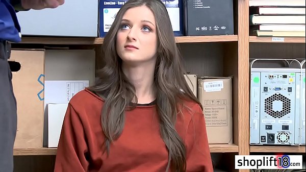 Sexy brunette young girl busted and banged by a corrupt LP officer