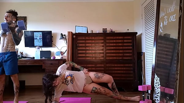 I trained in a thong and I got so sweaty