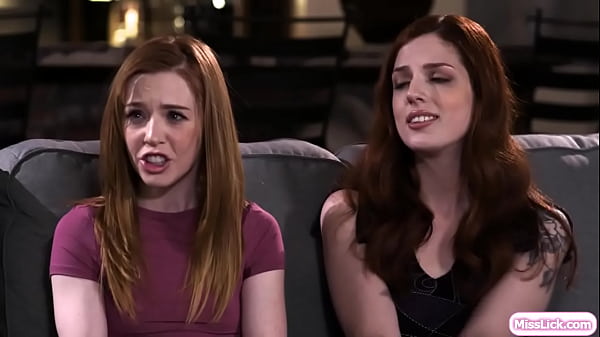 Stepmom Lauren Phillips allows her stepdaughters to have an intimate relationship.The lesbian babes invite the milf to a threesome and lick her pussy