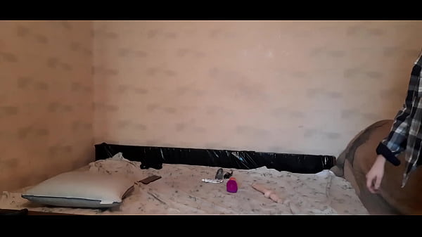 Sasha Earth transvestite fucks big ass with anal toy home one masturbation sex