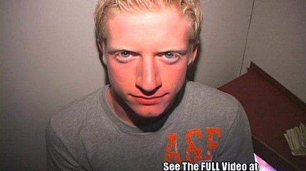 Aaron Blonde BoyToy Blows Gloryhole Strangers 