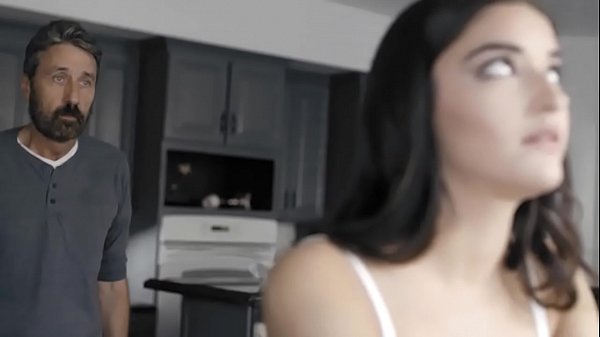 step by dad after arriving home from a party