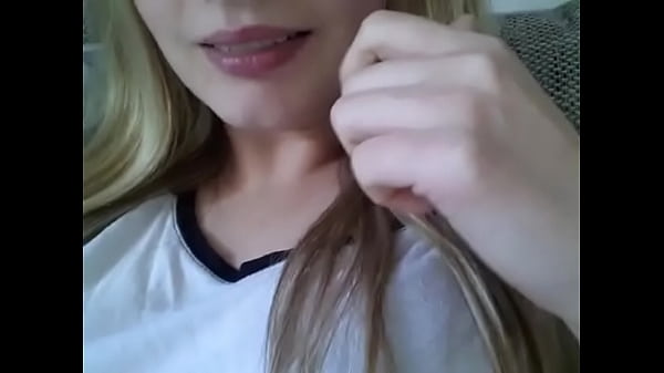 Blonde girl digging for his juice on livespicycams-com