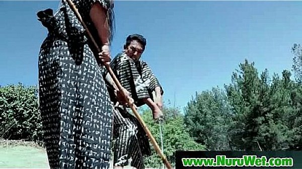 NuruMassage Dominating Threesome 14