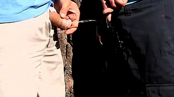 Emo twinks gay porn movies Roma and Artur Piss Play Outside 