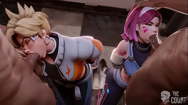 Overwatch porn dva and tracer  