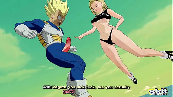 Androide n&uacute;mero 18 patea y destruye los test&iacute;culos de Vegeta