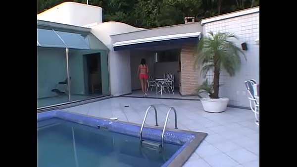 A gorgeous latina brunette slut get her asshole drilled by a black guy  