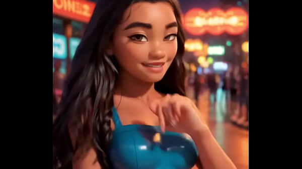 moana princesa sexy ia anime de dis