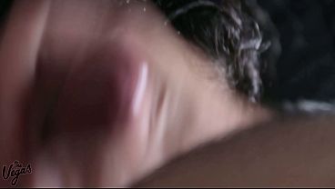 (Full Video) All covered in sweat, curvy hottie dances, gets facefucked and facialized!