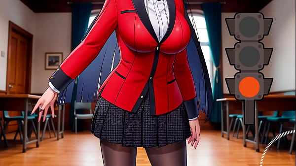 Masturbate con las ordenes de Yumeko de Kakegurui en espa&ntilde;ol.  