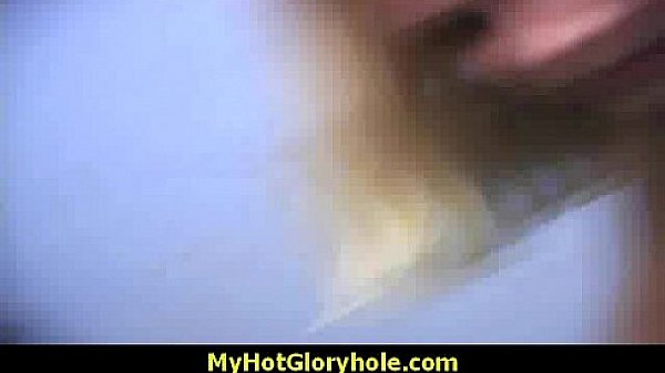Hottie sucks and fucks black cock for cusmhot at gloryhole 4 