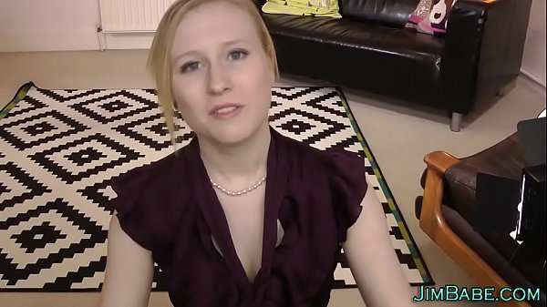 Brit amateur rides in pov