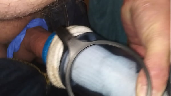 fucking a home made sex toy doggie style