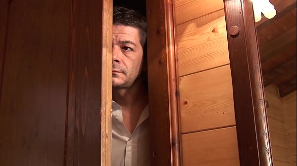 Young and sexy girl banged in a sauna by a mature man