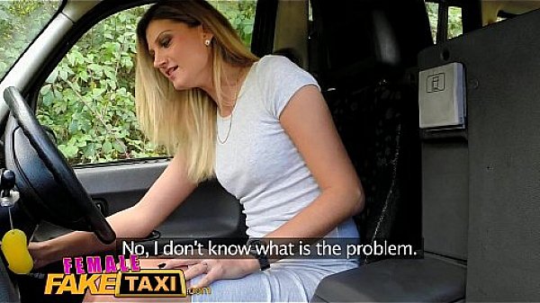 Female Fake Taxi Drivers tight body covered in cum