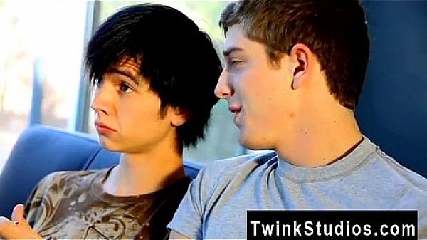 Gay guys Levon and Aidan enjoy eyeing gay porn movies to compare