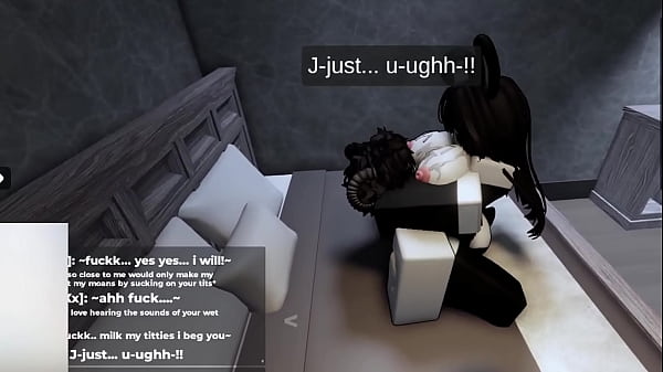 [ROBLOX] Bunny-girl bouncing on it until milking it