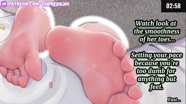 4 Minute Femdom JOI - Worship Feet & Censored Porn  