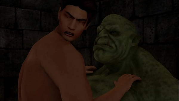 A orc's slave gets used