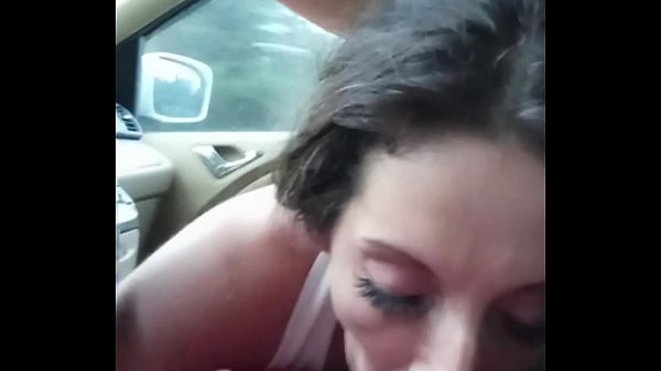 He let me take his girl to the store and she deepthroats my dick on the way cheating slut loves to suck cock