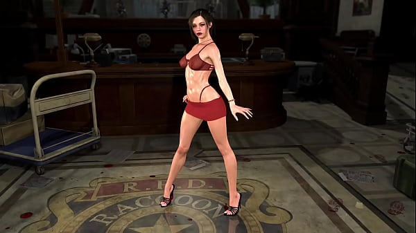 Toned mature Claire Redfield dances for you in sexual ruddy underwear