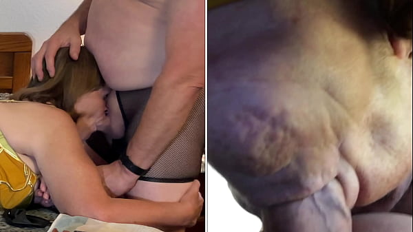 Mature Star Wars cosplay Princess sucks off Darth Vader