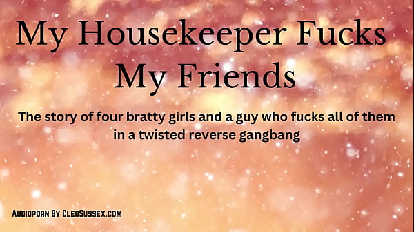 4 Rich Girls Get Full Service From Hot Cleaner Who Leaves Them Satisfied