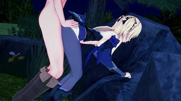 Sex with Fischl Near the Lake  