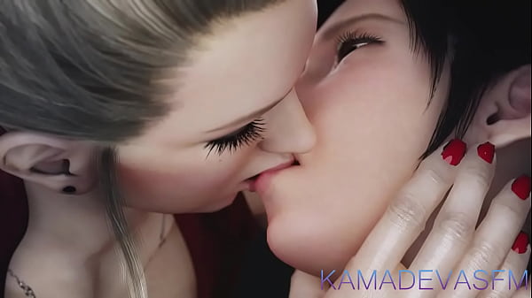 Scarlet Tifa - making out in a interorigation room