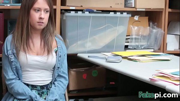 Sexy thief asked for another way to pay the crime she committed by spraying his cum on her fresh nude body.