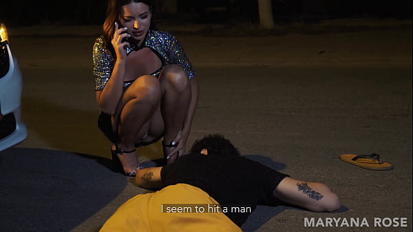 The culprit Maryana Rose fled the scene of the crime after the accident. Sucked the victim and let him fuck her so he didn't call the police
