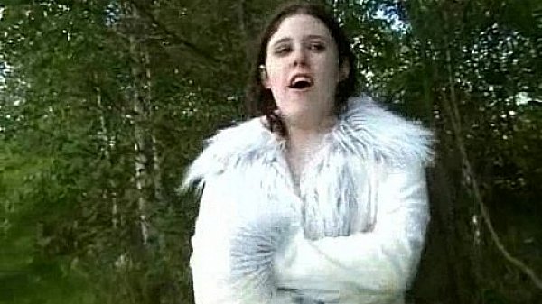 Amateur bbw babe Rebecca nude in public