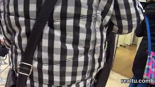 Striking czech teen is tempted in the supermarket and drilled in pov