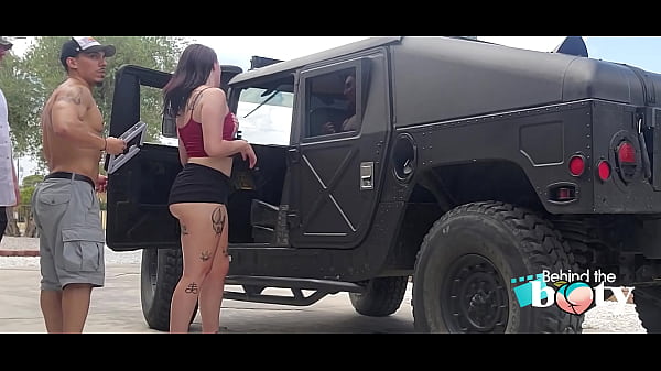 Big Booty Emo Model Showing Off for Camera PAWGED