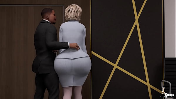 Young CEO interrogates his thick Jewish Secretary